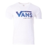T-Shirt Blanc/Bleu Homme Vans Painted