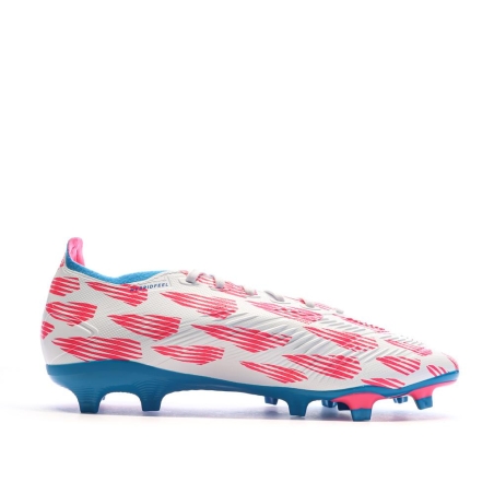 Chaussures de football Blanc/Bleu/Rose Homme Adidas Predator League