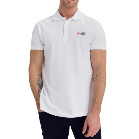 Polo Blanc Homme Diesel A00418