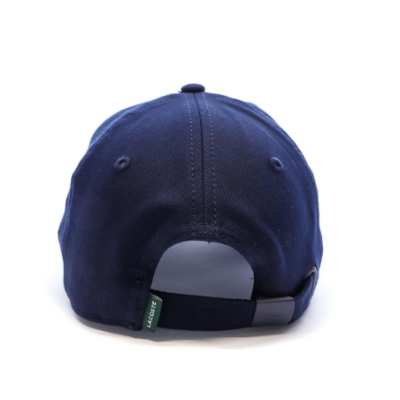 Casquette Marine Mixte Lacoste Monochrome Cotton Twill