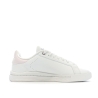 Baskets Blanc/Rose Femme Adidas Court Silk