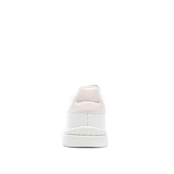 Baskets Blanc/Rose Femme Adidas Court Silk