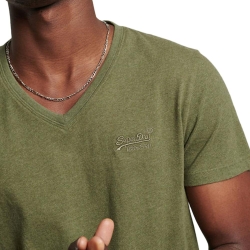 T-shirt Kaki Homme Superdry M1011170A