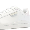 Baskets Blanc/Rose Femme Adidas Court Silk