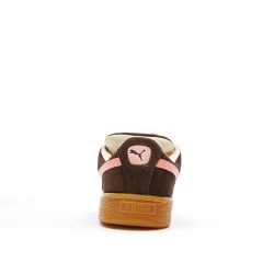 Baskets Marron/Rose Femme Puma Suede XL