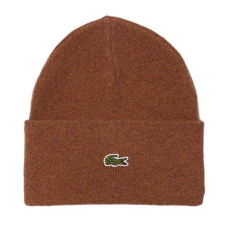 Bonnet Marron Mixte Lacoste RB9825
