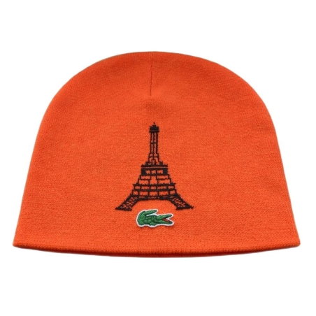 Bonnet Orange Homme Lacoste RB8726