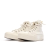 Baskets Ecru Femme Converse s All Star Lift Platform Jacquard