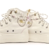 Baskets Ecru Femme Converse s All Star Lift Platform Jacquard