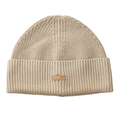 Bonnet Beige Homme Lacoste viennese