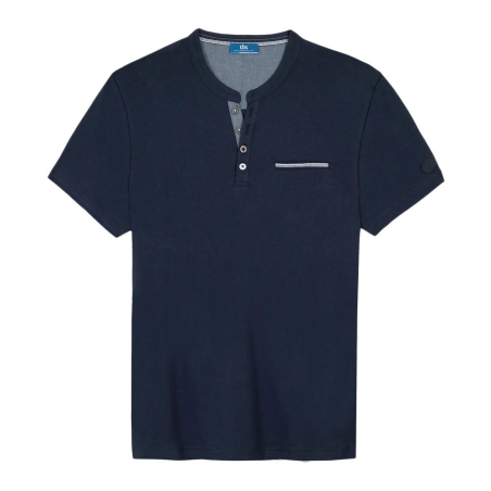 T-shirt Marine Homme TBS BLAKETEE