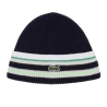 Bonnet Marine/Blanc/Vert Homme Lacoste flour