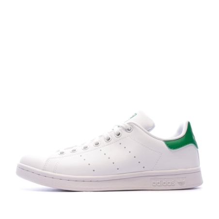 Stan Smith Baskets blanches/vertes femme Adidas