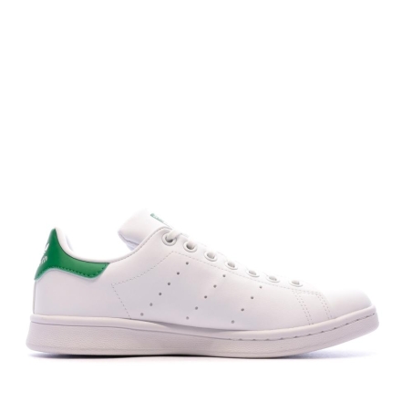 Stan Smith Baskets blanches/vertes femme Adidas