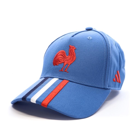 France Rugby Casquette Bleu Clair Adidas 24/25