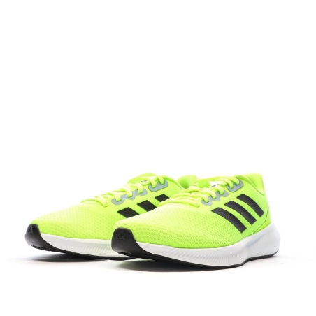Chaussures de running Jaunes/Noires Homme Adidas Runfalcon