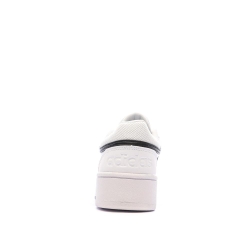 Baskets Blanches/Noires Femme Adidas Hoops 3.0