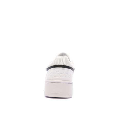 Baskets Blanches/Noires Femme Adidas Hoops 3.0