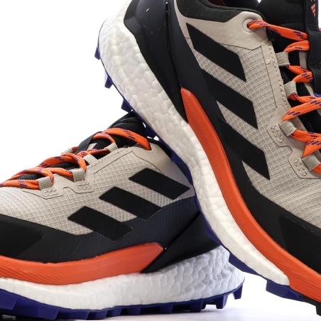 Chaussures de Randonnée Beige Homme Adidas Terrex Free Hiker 2 Low Gtx