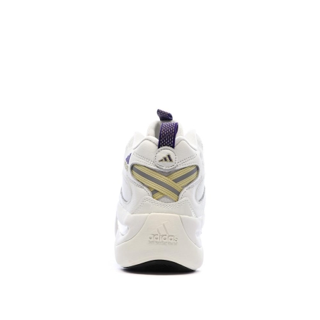 Chaussures de basketball Blanches/Violettes Homme Adidas Crazy 8