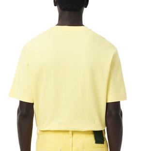T-shirt Jaune Homme Lacoste Runway
