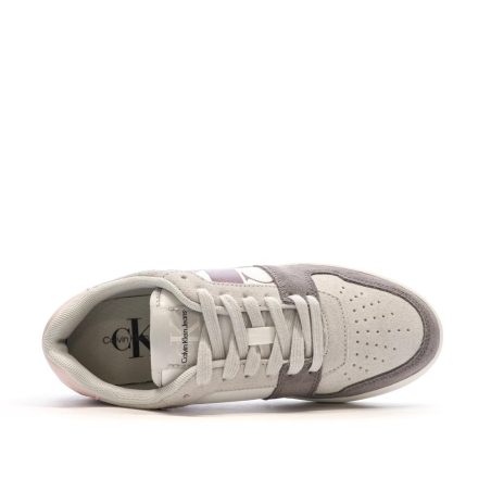 Baskets Grises Femme Calvin Klein Jeans Mushroom