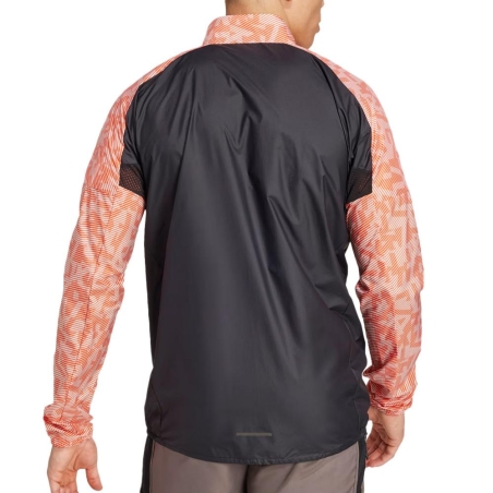 Veste Rose/Noir Homme Adidas Trail