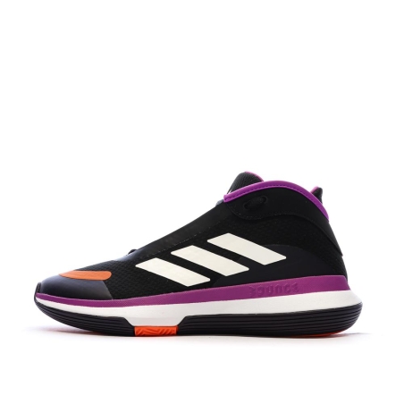 Chaussures de basketball Noires/Violettes Homme Adidas Bounce