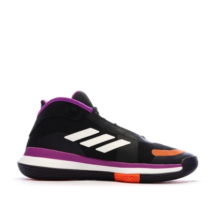 Chaussures de basketball Noires/Violettes Homme Adidas Bounce