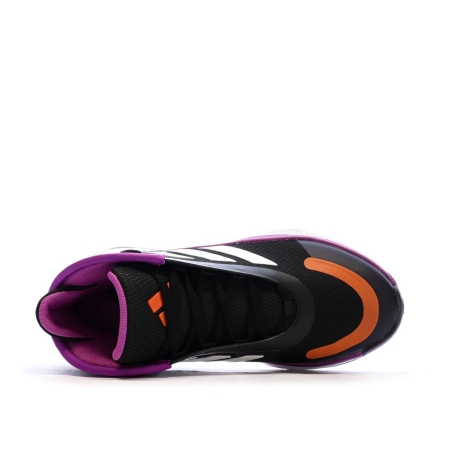 Chaussures de basketball Noires/Violettes Homme Adidas Bounce