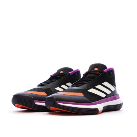Chaussures de basketball Noires/Violettes Homme Adidas Bounce