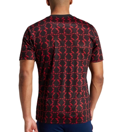 Manchester United Maillot Prématch Rouge/Noir Homme Adidas 23/24