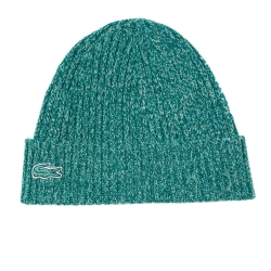 Bonnet Vert Mixte Lacoste Rib