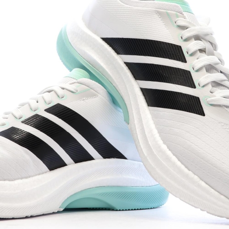Chaussures de running Blanches/Bleu Homme Adidas Moveboost