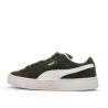 Baskets Kaki/Blanc Femme Puma Suede XL