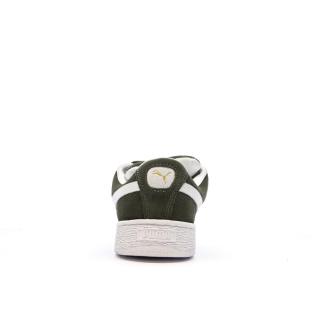 Baskets Kaki/Blanc Femme Puma Suede XL