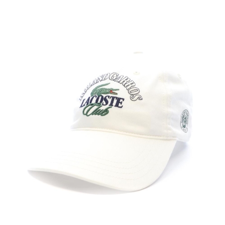 Casquette Blanches Lacoste Roland Garros RK7987