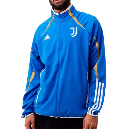 Juventus Veste de Survêtement Bleue Homme Adidas 21/22