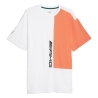 T-shirt Blanc/Orange Homme Puma Statement