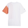 T-shirt Blanc/Orange Homme Puma Statement