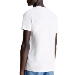 T-Shirt Blanc Homme Calvin Klein JeansCore Institutional