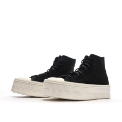 Baskets Noires Femme Converse Chuck Taylor All Star Suede