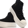 Baskets Noires Femme Converse Chuck Taylor All Star Suede