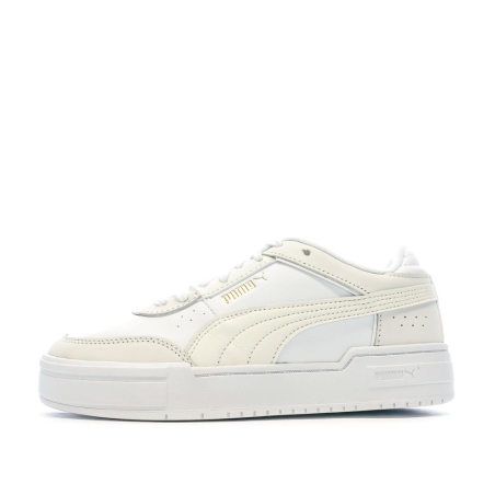 Baskets Blanc/Beige Femme PUMA Pro Sport