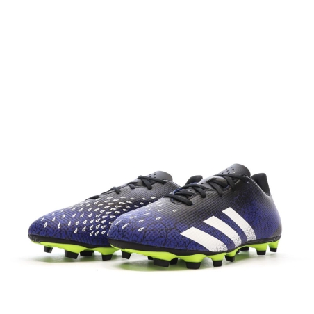 Chaussures de Foot Marine/Noir Homme Adidas Predator Freak .4 FxG