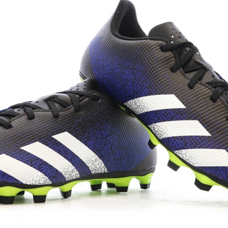 Chaussures de Foot Marine/Noir Homme Adidas Predator Freak .4 FxG