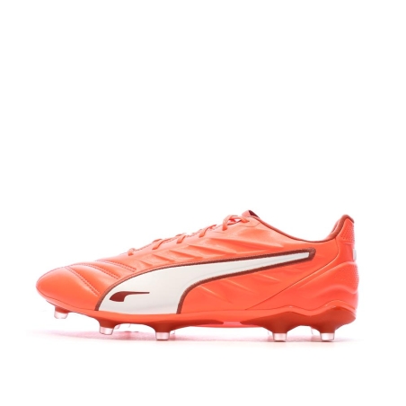 Chaussures de Foot Orange Fluo Homme Puma King Pro FG/AG