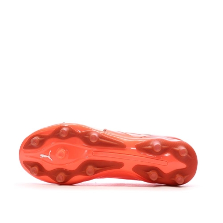 Chaussures de Foot Orange Fluo Homme Puma King Pro FG/AG