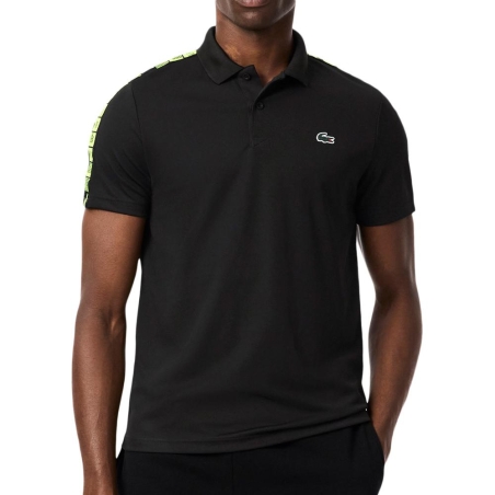 Polo de tennis Noir Homme Lacoste Ultra Dry