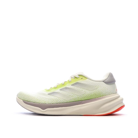Chaussures de Running Blanches/Jaunes Homme Adidas Supernova